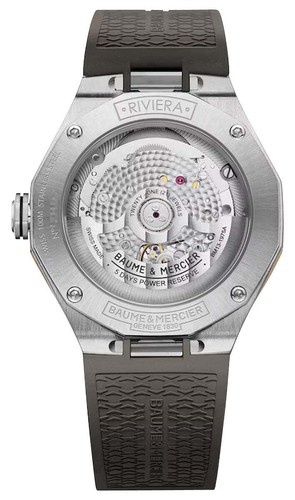 Orologio Unisex Baume & Mercier Riviera Automatico Acciaio & Titanio Gomma M0A10720 - Foto 4 di 5