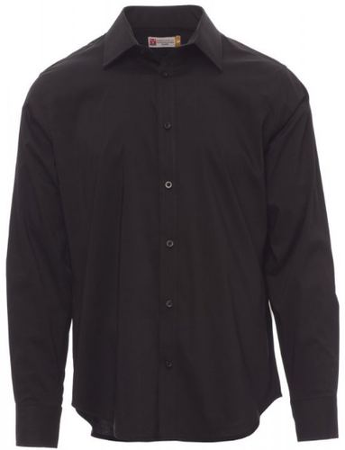 Payper IMAGE Camicia Da Uomo Sfiancata Manica Lunga Da Lavoro Cameriere Barista - Picture 8 of 8