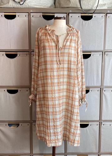 Frances Hart Plaid Midi Maternity Midi Dress Sz S Pre Owned