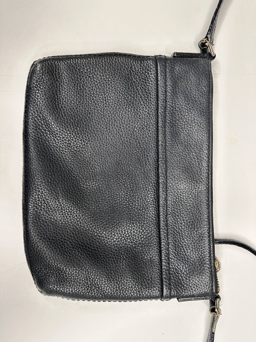 Kate Spade 3 Pocket Leder Pebbled Schultertasche Handtasche Schwarz - Bild 3 von 12