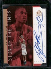 1998-99 SP Authentic #PJ P.J. Brown Sign of the Times Bronze