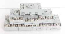 8 COUNT IDEC SR2P-06 RELAY SOCKET