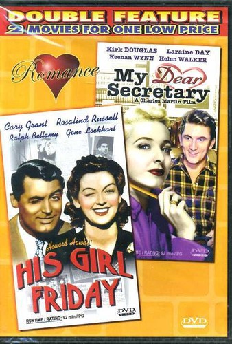 NEW His Girl Friday 1940 Cary Grant+My Dear Secretary Laraine Day DVD MOVIE SET