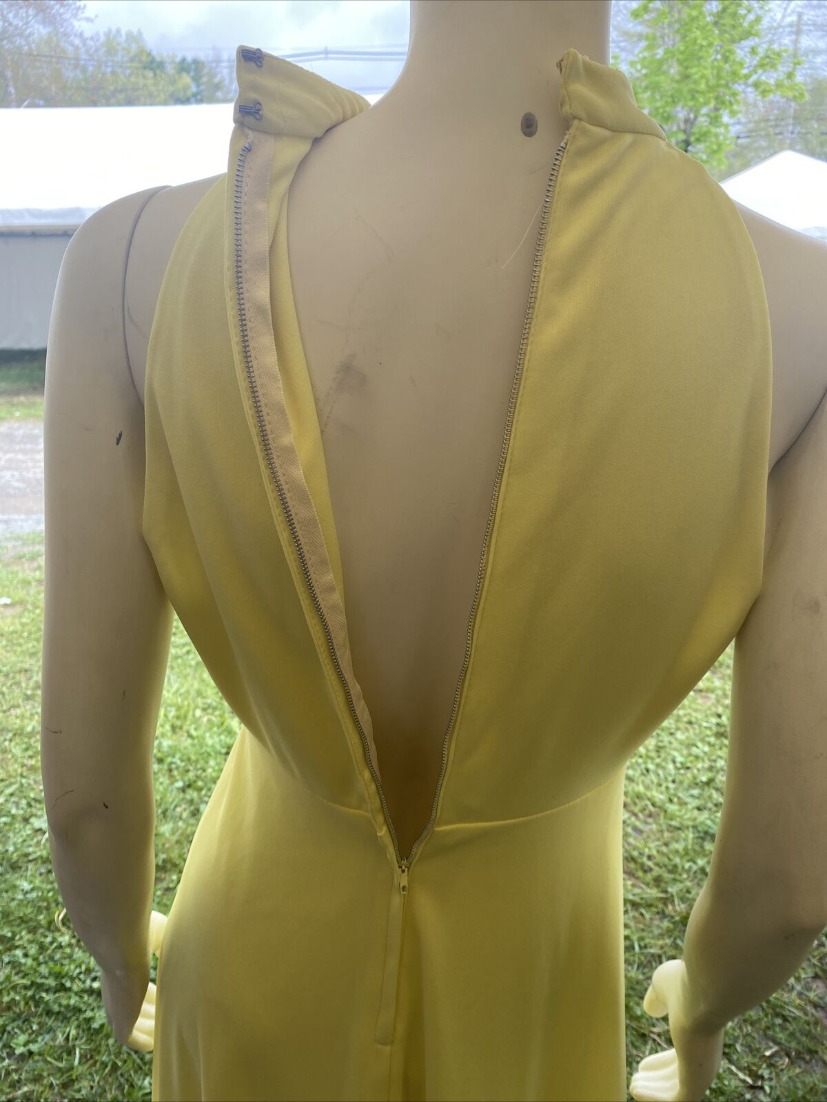 1960s yellow summer dress - image 6