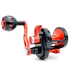 CAMEKOON Lever Drag Saltwater 6.3:1 Trolling Reel for Slow Pitch Jigging Fishing