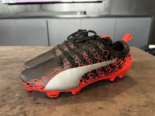 LOVELY PUMA EvoPOWER VIGOR 2 Firm Ground FG Football Boots GRAPHIC - UK 10.5 - Picture 4 of 16