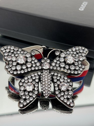 Bracciale Regolabile Nuovo con Etichette 100% Autentico Cristallo Farfalla Telaio Farfalla Nuovo con Etichette - Foto 2 di 12