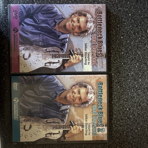 Bottleneck Blues and Beyond 1 & 2 Taught By Mike Dowling DVDs - Picture 1 of 9