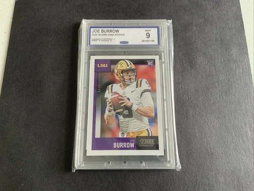 2020 Score #360 Joe Burrow RC CCG Mint 9