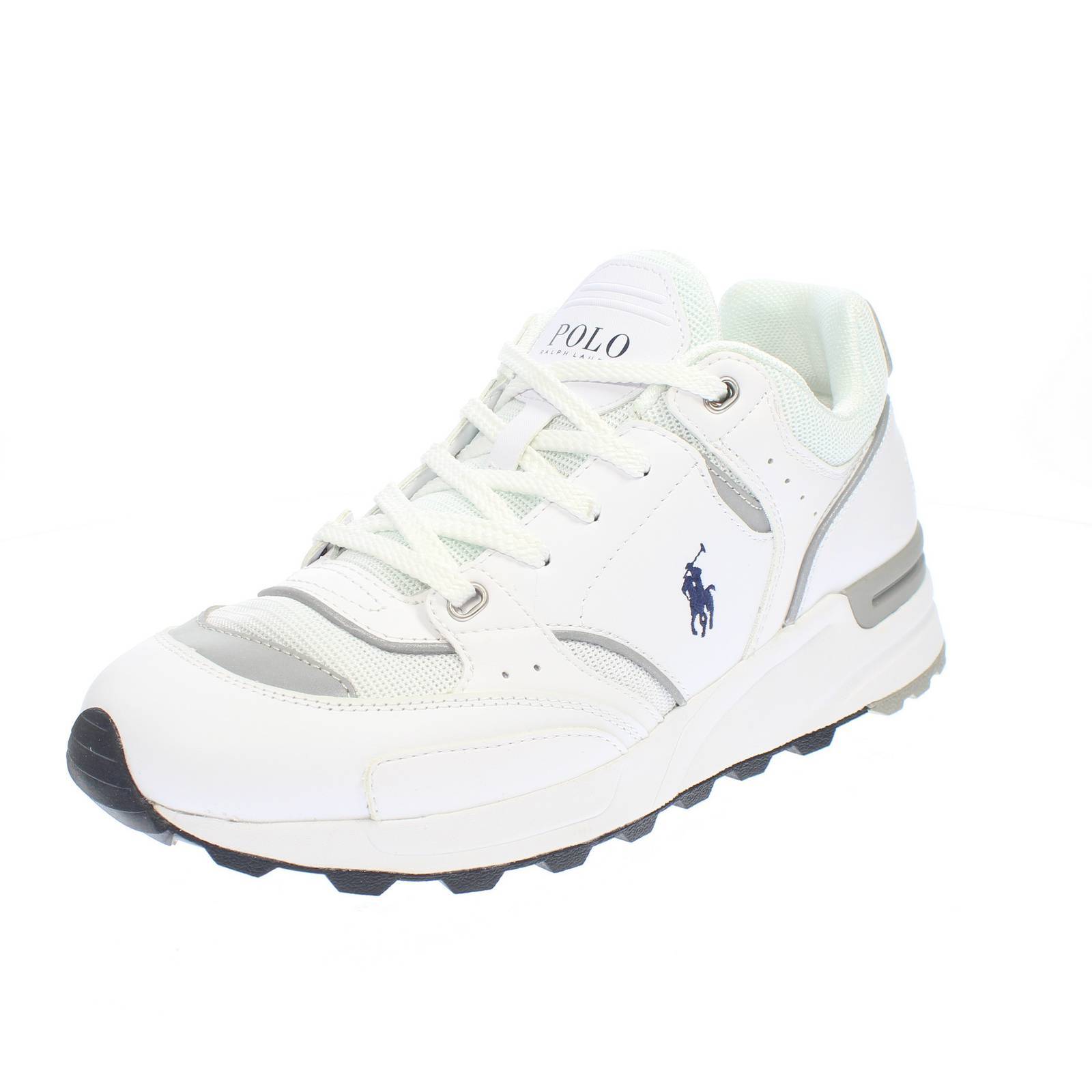 Спортивный костюм Ralph Lauren Trackster 200 - Кроссовки из натуральной кожи Bianco - Taglia 43 [10