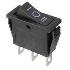 12V/24V,Blue Led Rocker Switch 7-Pin ON OFF ON DPDT,3-WAY Waterproof Car Boat
