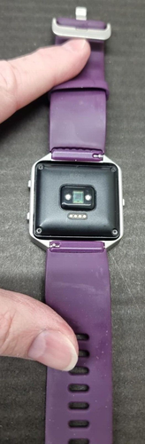 Fitbit Blaze Smart Fitness Tracker Watch Plum Blue Black Leather Strap Charger - Picture 45 of 53