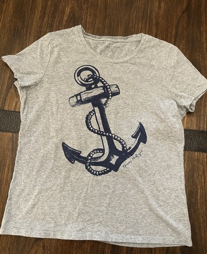 Tommy Hilfiger Anchor Kurzarm-Shirt — Damen Gr. L - Bild 1 von 5