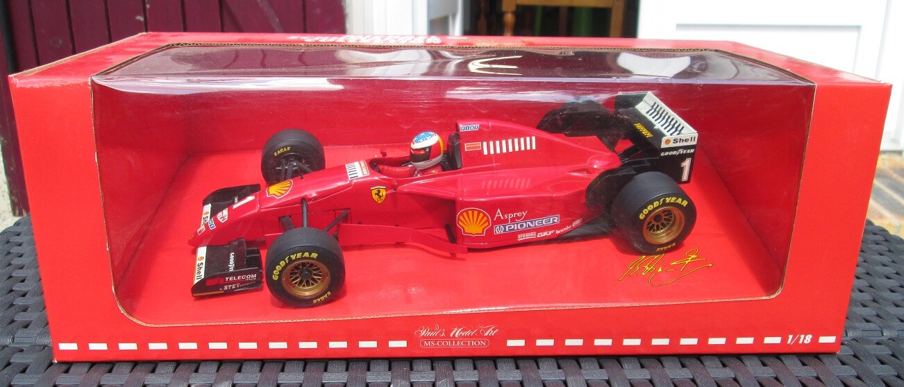 F1 1 18 FERRARI 412T2 SCHUMACHER 1996 MINICHAMPS F1 1 18 FERRARI 412T2 SCHUMACHER 1996 MINICHAMPS