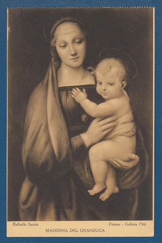 Madonna del granduca, Italy Firenze - Galleria Pitti, antique postcard ! - Picture 1 of 2