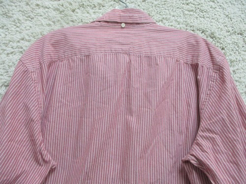 Fossil Button Up Shirt Large Adult Pink Long Sleeve Pocket Casual Cotton Mens L - Picture 7 of 10