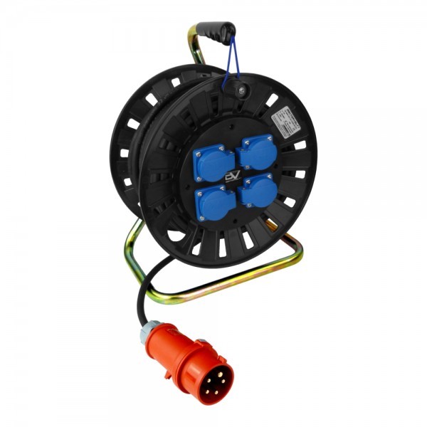 Tambor de Cable Bpdv 25m 16A 4x230V Alargador 5x2, 5mm2 Doktorvolt 2770 Tambor de Cable Bpdv 25m 5x2, 16A 4x230V Alargador 5x2, 25m 5mm2 Doktorvolt 2770 6734af