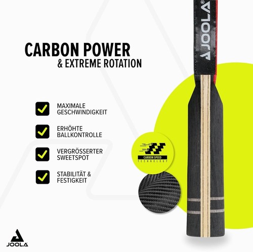 Joola Infinity Carbon Table Tennis Bat - ITTF Approved for Professionals, 29.... - Picture 4 of 9