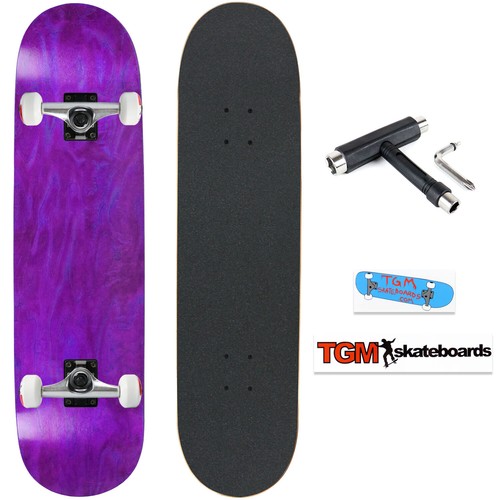 TGM Skateboard Complete with Skate T-Tool and Stickers - Choose Color and Size - Picture 62 of 71