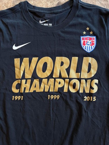 Nike US National Team Soccer Shirt Dri Fit Short Sleeve World Champions Size S - Picture 2 of 7