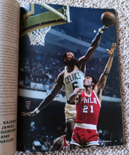Beckett Vintage Collector Magazine Oct/Nov 2021 Bill Russell Ring Master - Picture 6 of 7