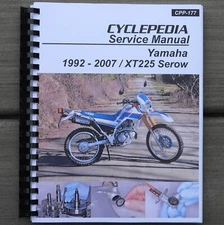 1992-2007 Yamaha XT225 XT 225 SERVICE & REPAIR MANUAL