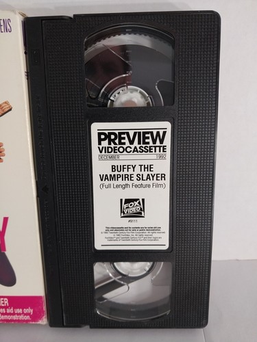 Buffy the Vampire Slayer VHS Fox Video 1992 Feature-Length Screener Promo Copy - Picture 3 of 7