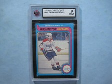 1979/80 O-PEE-CHEE OPC NHL HOCKEY CARD #392 DENNIS HEXTALL KSA 9 MINT SHARP+