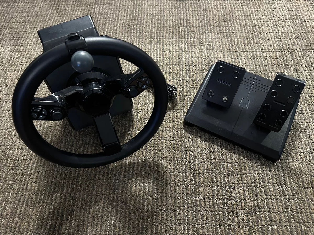 Saitek Farming Simulator Wheel Pedals and side Panel Bundle - Black