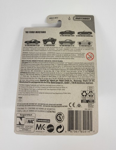 Matchbox 2019 Mustang Series '68 Ford Mustang 3/12 - Picture 4 of 8