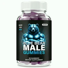 Blue Bear Male Gummies, BlueBear Performance Gummys for Men 60ct