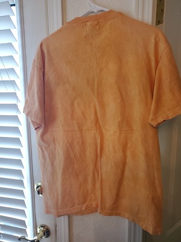 Vintage Fish Guava Beach Single Stitch Peach Orange T Shirt 1996 Size Large - Picture 7 of 9