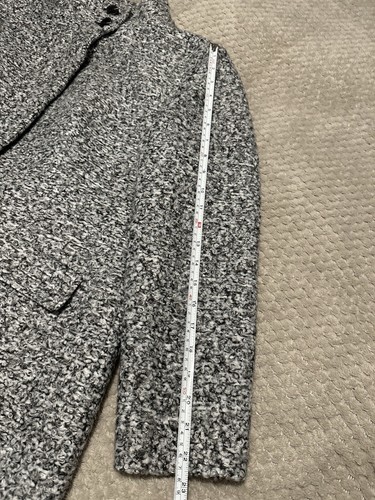 Bonmarche Womens Boucle Grey Salt and Pepper Funnel Neck Coat Size 16 RRP48 - Picture 10 of 21