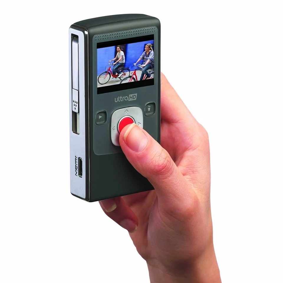 Flip Video ULTRA HD Video Camera 8GB/2 Hours RETRO Camcorder U212OB NEW & SEALED - Image 3 of 4