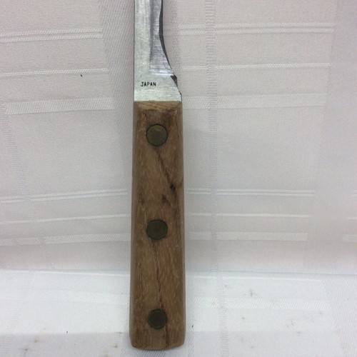 Cuchillo de cocina vintage ROGERS alto carbono inoxidable 6 1/4" Japón - Imagen 6 de 8