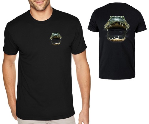 XtraFly Apparel Herren Tee Alligator Mundwappen Alligator Krokodil Rundhalsausschnitt T-Shirt