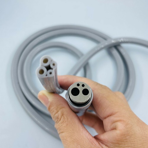 1 pieza/juego de tubos de pieza de mano dental de 4 orificios tubos compuestos con conector - Imagen 12 de 12