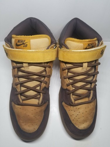 NIKE SB DUNK MID 'WHEAT/BRONZE' SIZE 10 (314383-771) *2006* - Picture 2 of 10