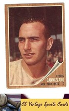 1962 Topps #26 Chris Cannizzaro