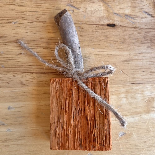Set 3 PUMPKIN FIGURINES 4-4.5” Traditional Rustic Orange WOOD TWIGS TWINE Bows - Picture 4 of 12