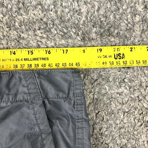 Gap hiking pants Mens W30 L29 Brown grey cotton zip fly W35 L31 drawstring belt - Picture 9 of 13