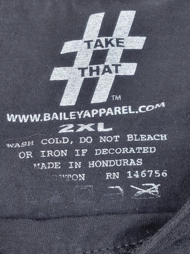 Take That Band T-Shirt 2XL schwarz Blessed Grafik Tee Konzert Tour Merchandise - Bild 2 von 6