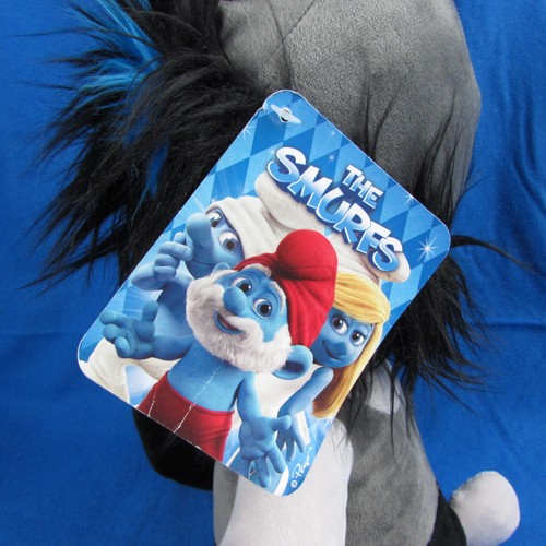 Build A Bear Naughty Vexy Gray Smurf 18" Plush BABW 2013 Smurfs 2 - Picture 5 of 12