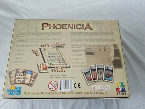 Juegos de Río Grande PHOENICIA Juego de Mesa Sin Jugar/Caja Abierta Civilización - Imagen 11 de 11