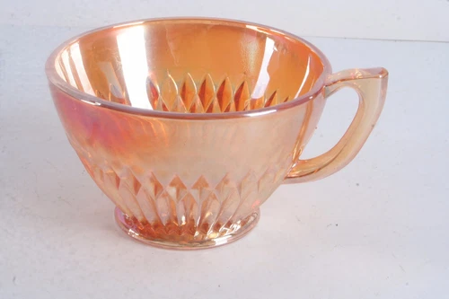 Vintage Glass Amber Cup