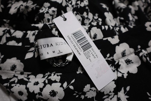 New With Tag - Decjuba kids black/white lily wrap skirt size L (size 14 girls) - Picture 2 of 2