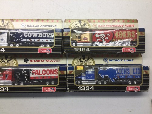 6) 1994-95 Matchbox Team NFL Football Tractor Trailers - Picture 10 of 11