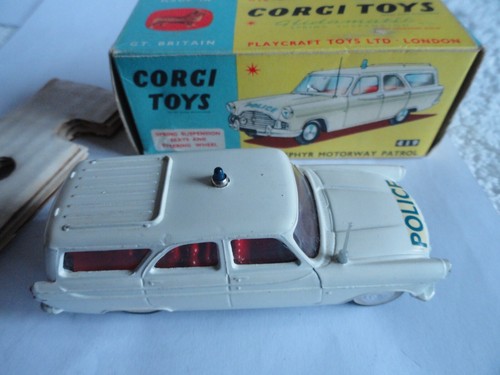 Corgi Toys Ford Zephyr Motorway Patrol Original Modell 419 in OVP - Bild 19 von 21