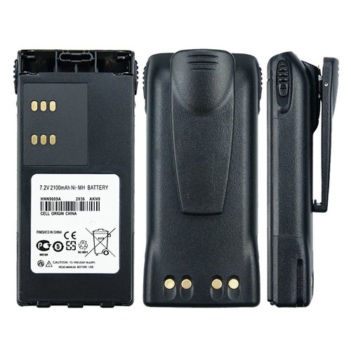 2X HNN9009A 2100mAh Ni-MH Bateria do MOTOROLA GP328 PRO5150 HT1250 GP338 HT1550 - Zdjęcie 7 z 12