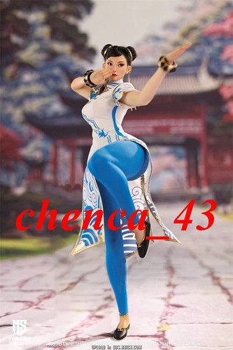 STAR MAN MS-011 versión azul-blanco. Figura de acción 1/6 mujer luchadora ChunLi 12" regalo - Imagen 6 de 14